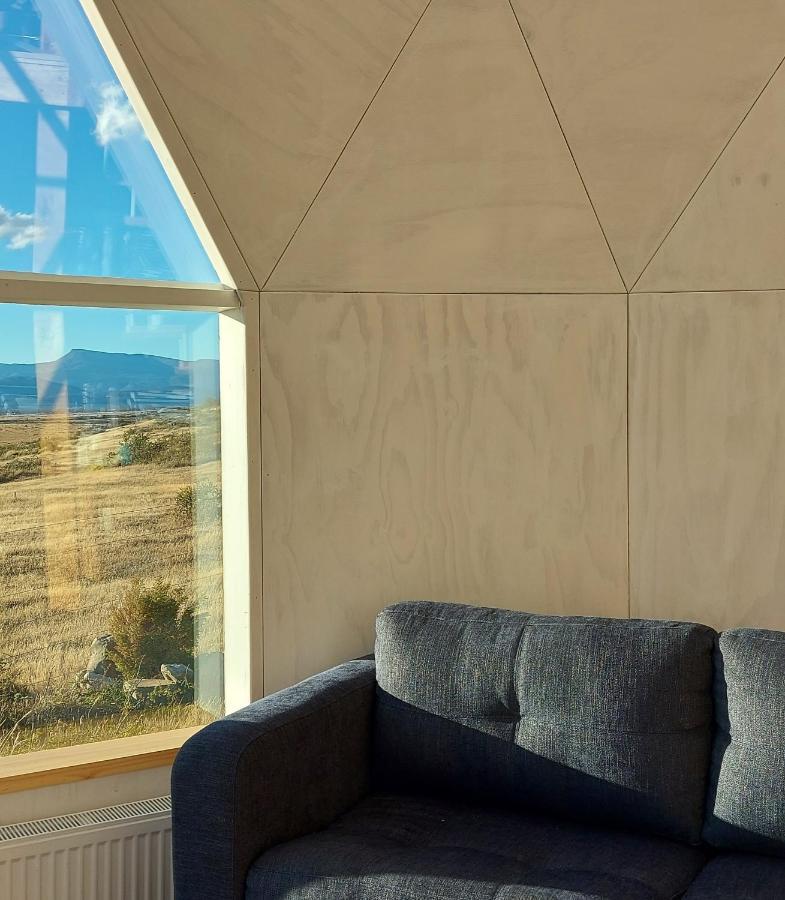 Dome With Stunning Glacier & Mountain Views Puerto Natales Exteriör bild