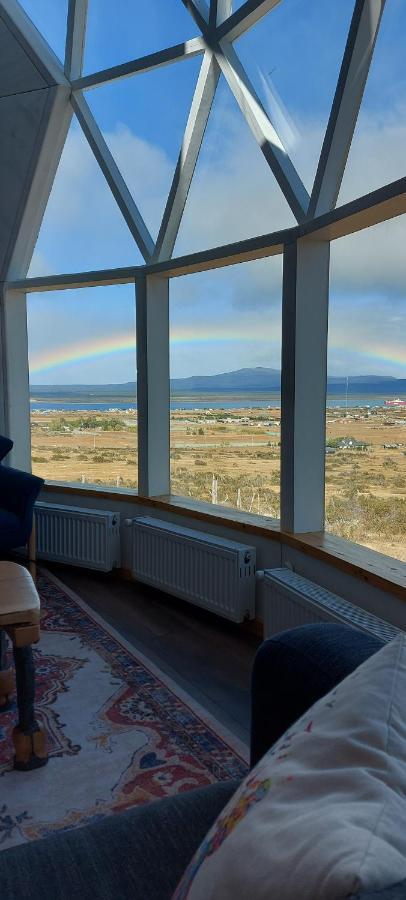 Dome With Stunning Glacier & Mountain Views Puerto Natales Exteriör bild